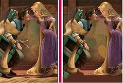 Рапунцель и Флинн - Tangled 10 Differences